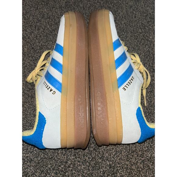 Adidas Originals GAZELLE BOLD shoes  Almost Blue/Bright Blue mens size 8 - Picture 5 of 6